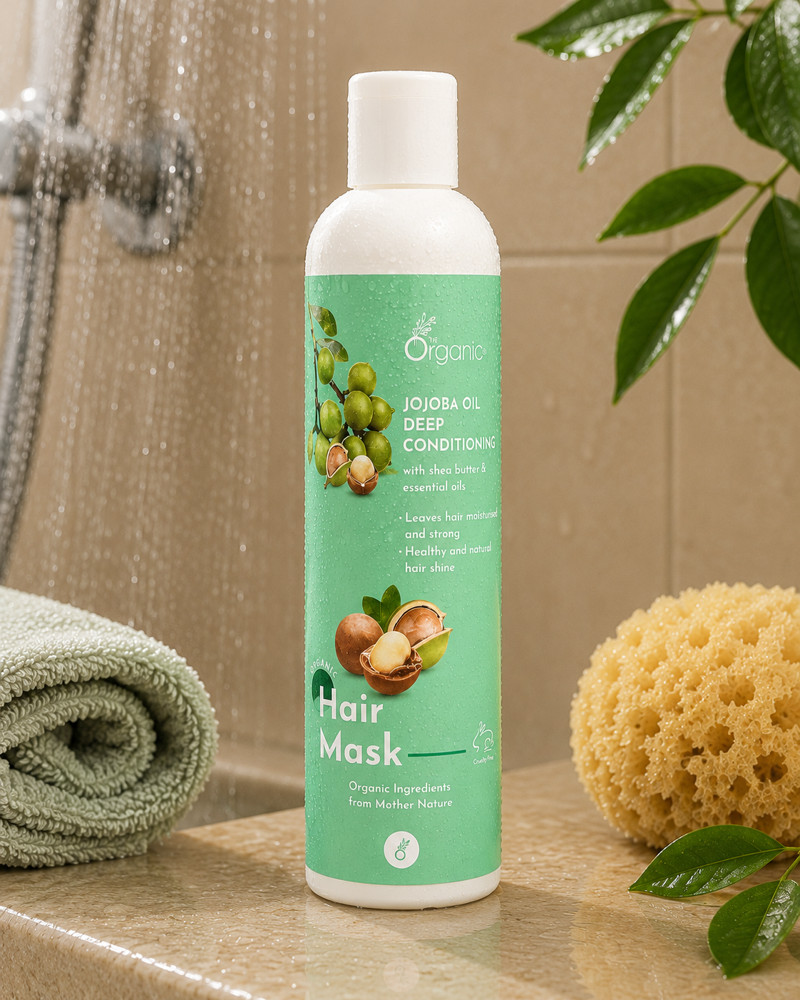 Organic Jojoba Oil Deep Conditioning Hair Mask 200ml