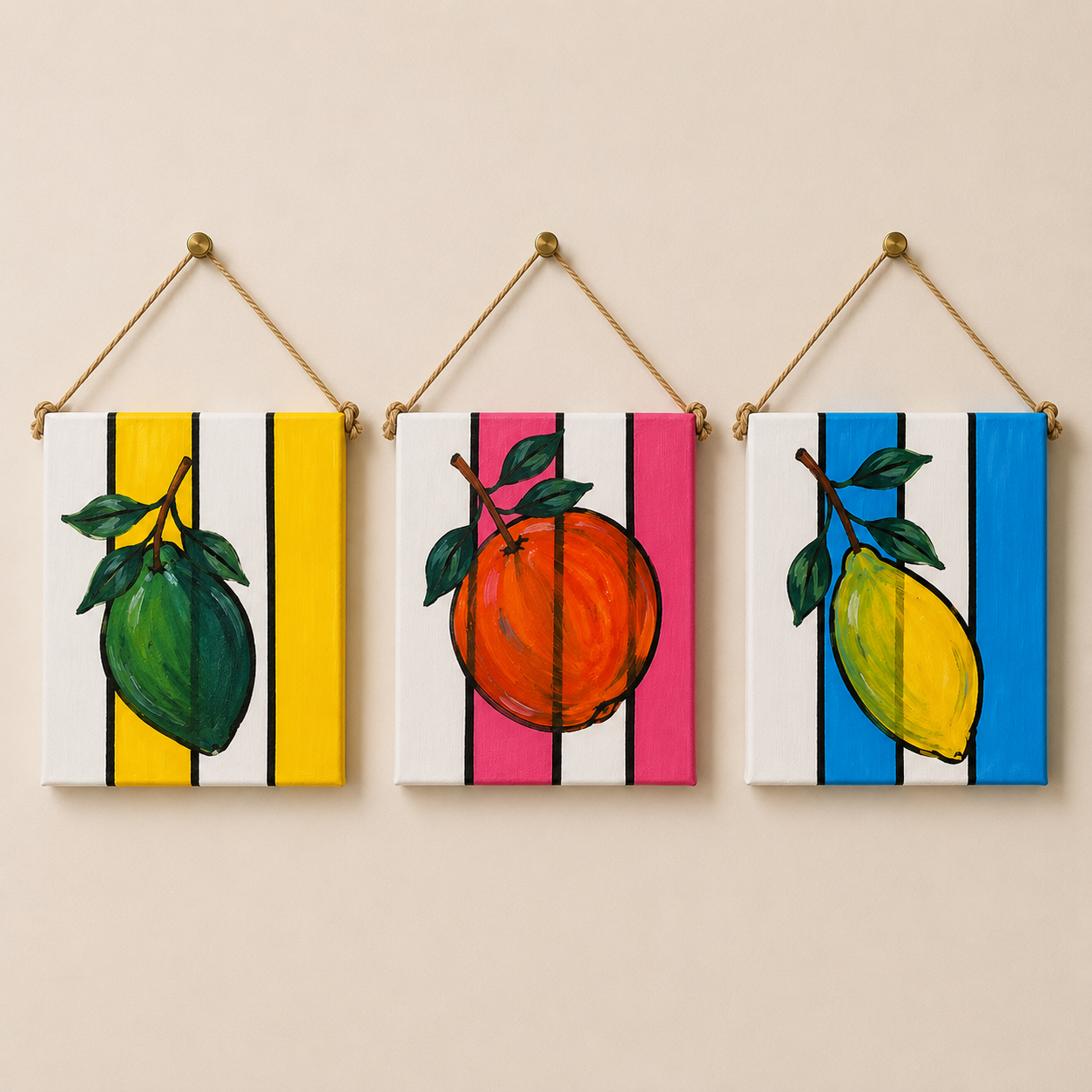 Acrylic on Canvas – “A Citrus Surprise”