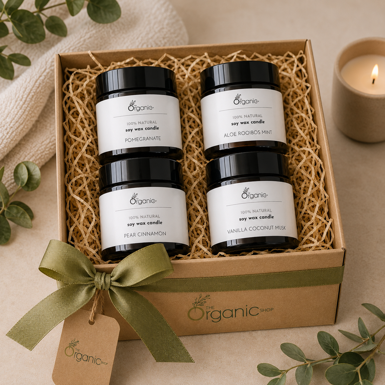 100% Luxury Soy Wax Candle Gift Box